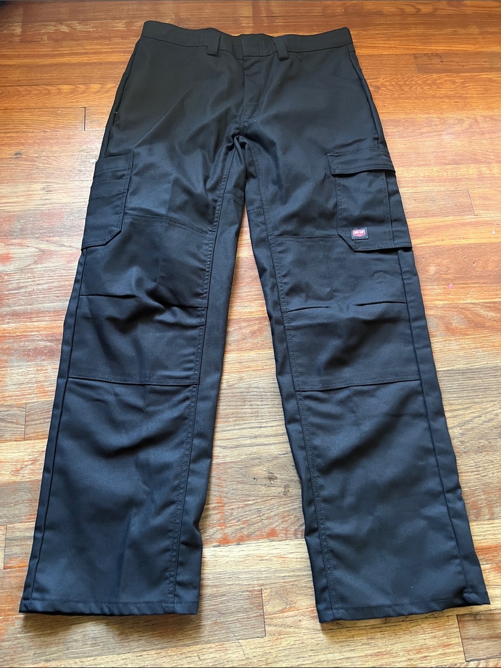 Red Kap Black Work Pants with Logo Patch
